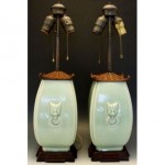 antique chinese porcelain lamps