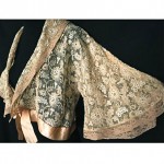 vintage 1920s lace bed jacket