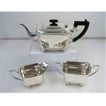 vintage 1932 birmingham silver tea service