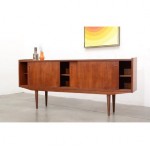 vintage 1950s danish teak sideboard