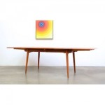 vintage 1950s hans wegner for andreas tuck teak extending dining table