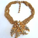 vintage 1950s leru necklace