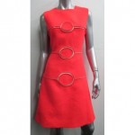 vintage 1960s french space age dress