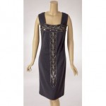 vintage 1960s mr blackwell jeweled wool dress