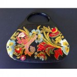 vintage 1960s tapestry purse