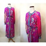 vintage 1970s emilio pucci formfit rogers robe