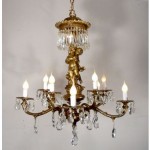 vintage cherub chandelier