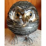 vintage curtis jere metal owl