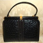 vintage deauville alligator handbag