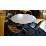 vintage herman miller table and chairs