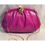 vintage judith leiber snakeskin handbag