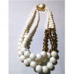 vintage lanvin multistrand necklace