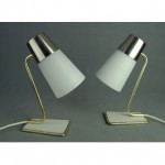 vintage mid-century bedside lamps