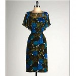 vintage mid-century deadstock silk dress