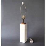 vintage mid-century marble table lamp