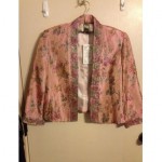 vintage neiman marcus brocade beaded jacket