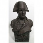 vintage raphael nannini bronze bust napoleon