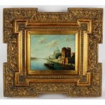 vintage seascape oil painting