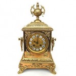 antique 1870s french bronze clock