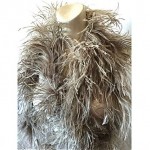 antique 1890s ostrich feather boa