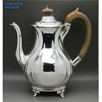 antique 1900s sterling silver coffee pot