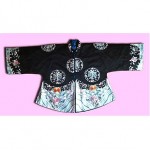 antique chinese embroidered peacock robe jacket