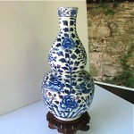 antique chinese porcelain double gourd vase