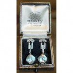 antique victorian diamond earrings