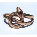 antique victorian snake ring