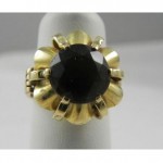 vintage 14k smoky topaz ring