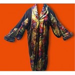 vintage 1920s lame and velvet cocoon coat