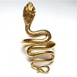 vintage 1940s 18k snake ring