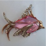 vintage 1940s sterling brooch