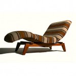 vintage 1950s chaise