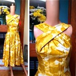 vintage 1950s halter dress