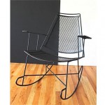 vintage 1950s iron rocker