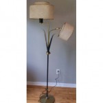 vintage 1950s majestic floor lamp