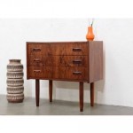 vintage 1950s rosewood small chest of drawers dresser