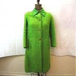 vintage 1960s bonnie cashin for sills mohair and leather coat