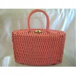 vintage 1960s wicker handbag