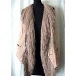 vintage 1980s ann demeulemeester fringe vest