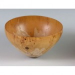 vintage 1983 bob stocksdale birch wood bowl