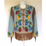 vintage 1990s barbara hairston roberson for ropa beaded jacket