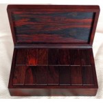 vintage alfred klitgaard danish modern rosewood dominoes set