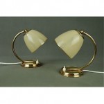 vintage art deco bedside lamps