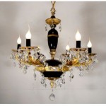 vintage bronze chandelier