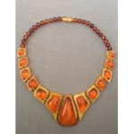 vintage celluloid necklace