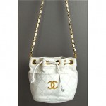 vintage chanel quilted leather shoulder bag