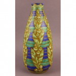 vintage charles catteau boch keramis vase