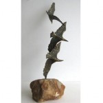 vintage curtis jere bronze sculpture